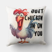 お前にチキン入れ クッション (裏面)