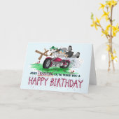 お前にハッピーバースデーを！ カード (黄色い花)