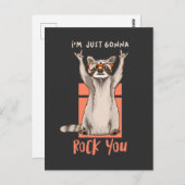 お前にラクーンギフトおもしろいを当てよう ポストカード (正面/裏面)