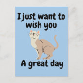 お前に一日を望んでい素晴らしる ポストカード (正面)