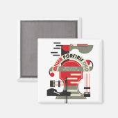 お前に付き添ってる!(いずれにせよ冷蔵庫) マグネット (正面/裏面)