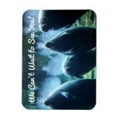 お前に会うのが待ち遠しい！マナテス マグネット (縦)