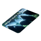 お前に会うのが待ち遠しい！マナテス マグネット (左側)