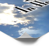 お前に会えたらいいぞ天国!雲で ポスター (角)