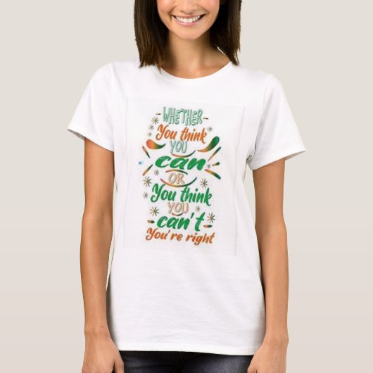 お前に出来る考えか? Tシャツ (正面)