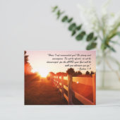 「お前に命令しなかったか？強く勇気を持つ ポストカード (スタンド正面)