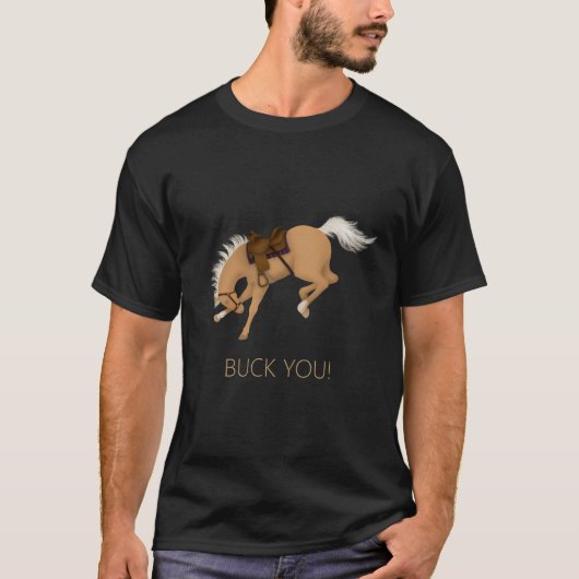 お前に戻れ!ソレおもしろいル馬ダーク Tシャツ (正面)