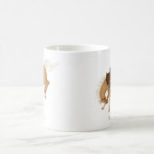 お前に戻れ!!パロおもしろいミノ馬 コーヒーマグカップ (中央)