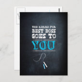 お前に最高のボス賞！ ポストカード (正面/裏面)