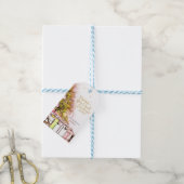 お前に聖降誕祭の最高の前途を祈る ギフトタグ (より糸付き)