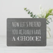 お前に花嫁を選んだふりをしようおもしろい 招待状 (スタンド正面)