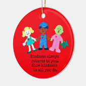 お前に親切を尽くす。 セラミックオーナメント (左)