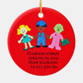 お前に親切を尽くす。 セラミックオーナメント (裏面)