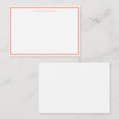 お前に言う感謝してい書き ノートカード (正面/裏面)