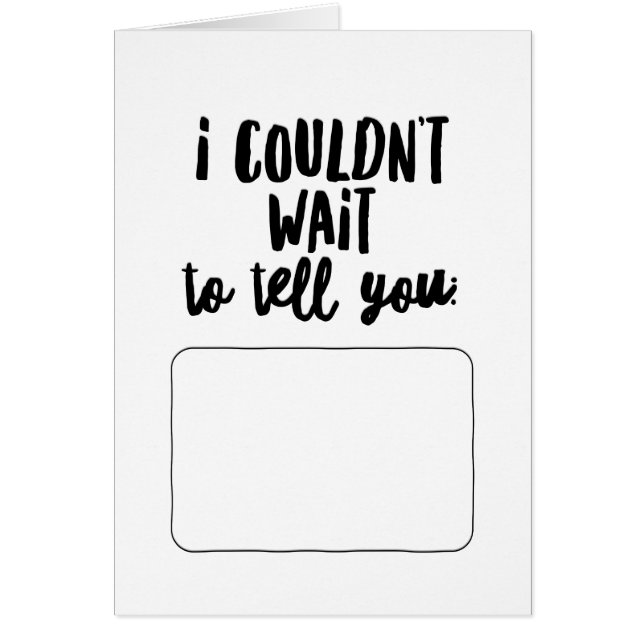 お前に話すのを待ちきれなかった… (正面)