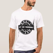 お前に賭けろ、男のTシャツ Tシャツ (正面)