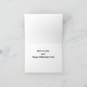 **お前に/ハッピーハローウィンも** カード (内部)