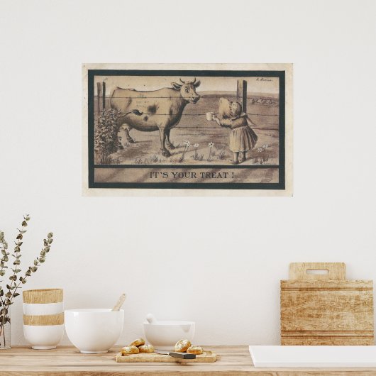 お前のおごりだ！ ポスター (キッチン)