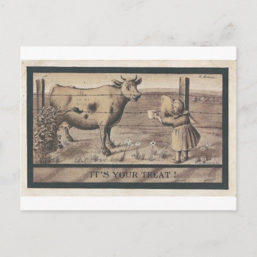 お前のおごりだ! ポストカード (正面)