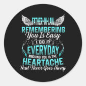 お前のことを思い出す義理の父は簡単だ ラウンドシール (正面)