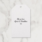 お前のためだパーソナライズされた ギフトタグ (裏面)