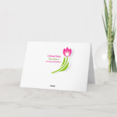 お前のために水にサイグネットを入れた感謝してい白鳥だ サンキューカード (裏面)