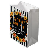 お前ののトリッカスタムクまたはパーティーの好意を扱う ミディアムペーパーバッグ (正面アングル)