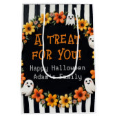 お前ののトリッカスタムクまたはパーティーの好意を扱う ミディアムペーパーバッグ (裏面)