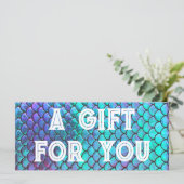 お前のはかりで測カードにマーメイドの贈り物 (スタンド正面)