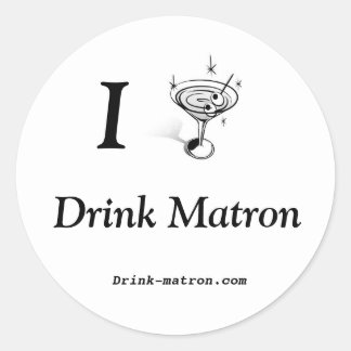 お前のまわりにはステッカーを愛してる ラウンドシール