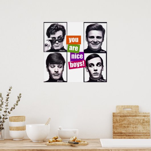 お前のやることは優しい男の子だ ポスター (キッチン)