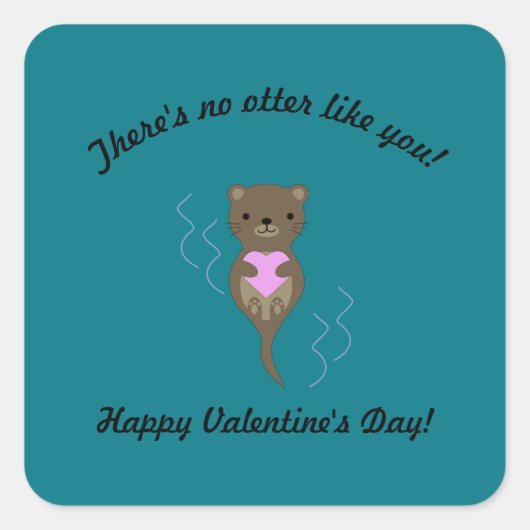 お前のようなバレンタインなんてものはない スクエアシール (正面)