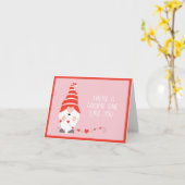 お前のような格言の赤いピンクがある カード (黄色い花)