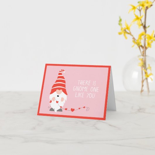 お前のような格言の赤いピンクがある カード (黄色い花)