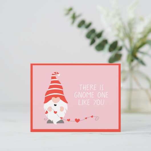 お前のような格言の赤いピンクがある ポストカード (スタンド正面)