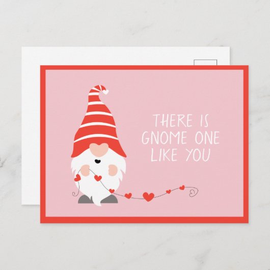 お前のような格言の赤いピンクがある ポストカード (正面/裏面)