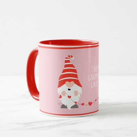 お前のような格言の赤いピンクがある マグカップ (正面左)