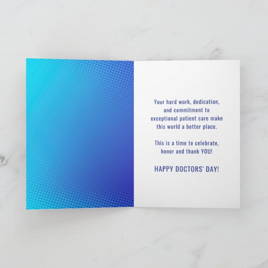 お前のような素祝晴らしい医者の時間 カード (内部)