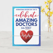 お前のような素祝晴らしい医者の時間 カード (黄色い花)