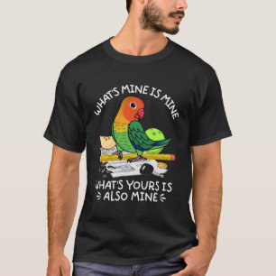 お前のオウムは俺のオウムI fischers Lovebird Tシャツ