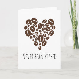 お前のカードが好きおもしろいな豆のキスしたコーヒーは無い カード
