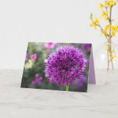 お前のカードのネギの花 カード (黄色い花)