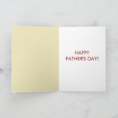 お前のクラシックパパは最高の常にお父さんのデイカードだ カード (内部)