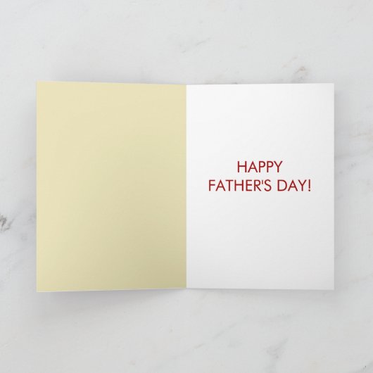 お前のクラシックパパは最高の常にお父さんのデイカードだ カード (内部)