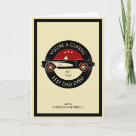 お前のクラシックパパは最高の常にお父さんのデイカードだ カード