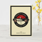 お前のクラシックパパは最高の常にお父さんのデイカードだ カード (黄色い花)