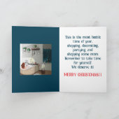 お前のクリスマスカードに私の浴槽 カード (内部)