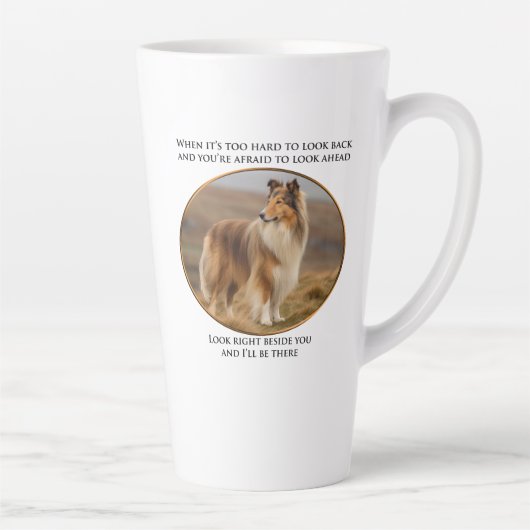 お前のコリーの横に カフェラテマグ (右)