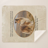 お前のコリーの横に シェルパブランケット (正面(横))