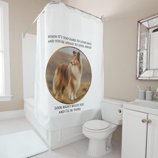 お前のコリーの横に シャワーカーテン (インサイチュ)